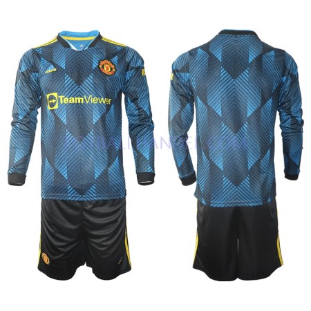 Barn Fotballdrakter Manchester United Tredje 2021-22 Langermet